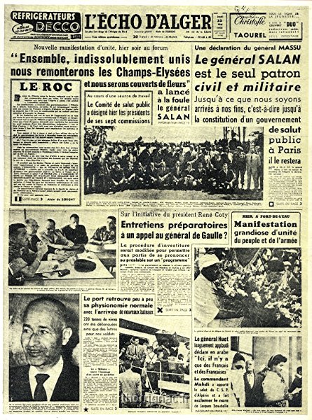 Echo d Alger 22 mai 1958.jpg - Echo d Alger 22 mai 1958
